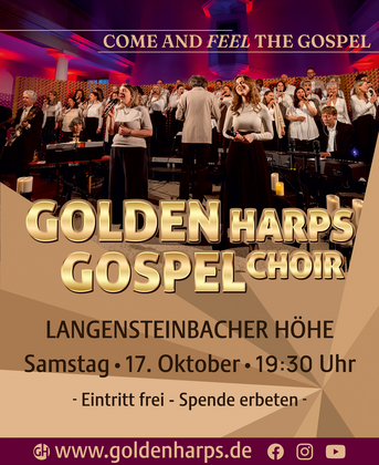 Gospelkonzert mit GOLDEN HARPS Gospel Choir