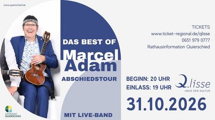 Best of MARCEL ADAM - die Abschiedstour