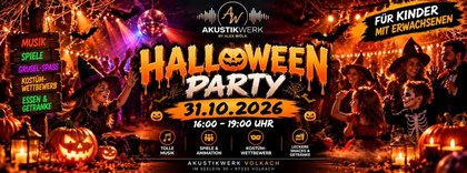 HALLOWEEN-PARTY FÜR KINDER & ERWACHSENE