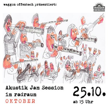Waggon Akustik Jam Session Oktober im Radraum