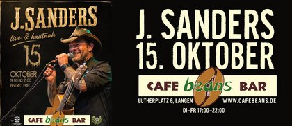 J. SANDERS endlich wieder live im Beans