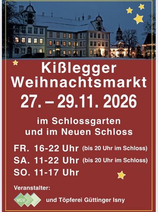 Weihnachtsmarkt Kisslegg im Neuen Schloss