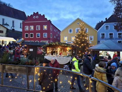 Romantischer Weihnachtsmarkt