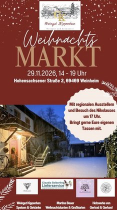 Weihnachtsmarkt im Weingut