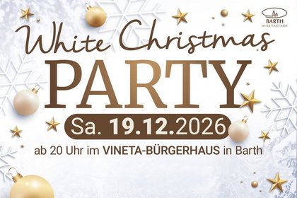 White Christmas – die All-White-Weihnachtsparty in Barth