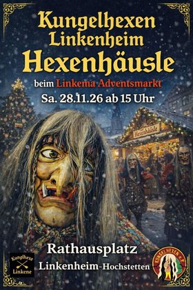 Hexenhäusle beim Linkema Adventsmarkt