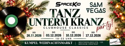 🪩 TANZ UNTERM KRANZ – CLUBHOUSE CLASSICS MIT DJ SAM VEGAS UND DJ SPACEKID