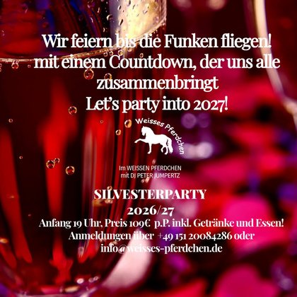 Silvesterparty 2026/2027