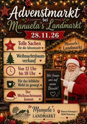1. Adventsmarkt bei Manuela‘s Landmarkt