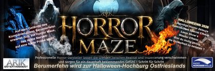 Halloween Horror Maze .Kompaniehaus Berumerfehn