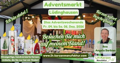Ich bin dabei: Adventsmarkt in Lüdinghausen 2026