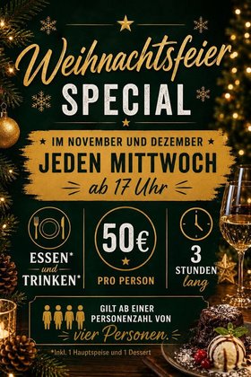 Weihnachtsparty-Mittwoch