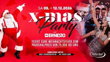 Dillertal - Weihnachtsparty - Feiert eure Weihnachtsfeier bei uns