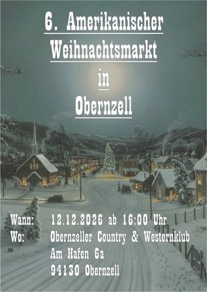 6. Amerikanischer Weihnachtsmarkt in Obernzell