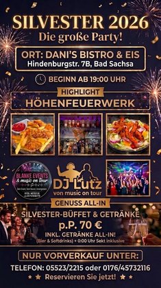 Silvester 2026 in Bad Sachsa
