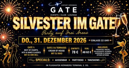 SILVESTER IM GATE - Die große Silvesterparty am Flughafen