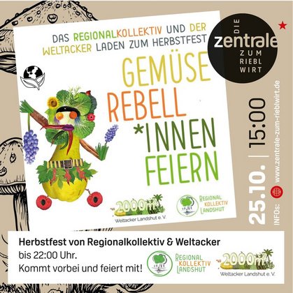 Gemüserevolution feiern! Herbstfest von Regionalkollektiv und Weltacker