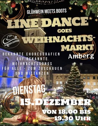 Glühwein meets Boots - Line Dance auf dem Weihnachtsmarkt