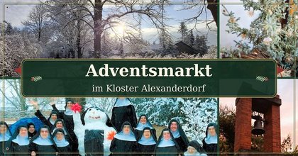 Adventsmarkt im Kloster Alexanderdorf