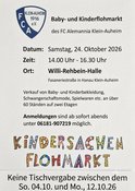 Baby- und Kindersachenflohmarkt des FCA