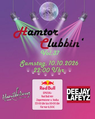 Hamtor Clubbin' Vol. 37 mit DJ LAFEYZ im Hamtorkrug