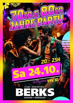 70er & 80er Jahre Party !