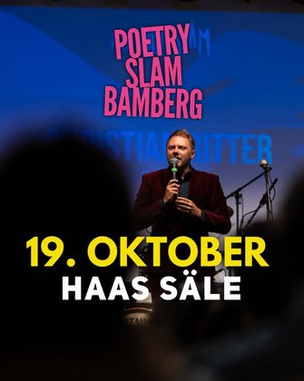 Poetry Slam in den Haas Sälen