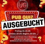 Ausgebucht - Undergroud PUB QUIZ (in der Kneipe)