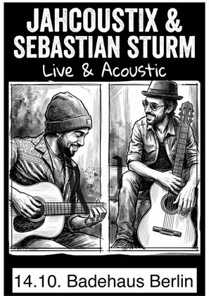 Jahcoustix + Sebastian Sturm Live & Acoustic