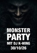 Halloween Monster Party mit Dj K-Wing