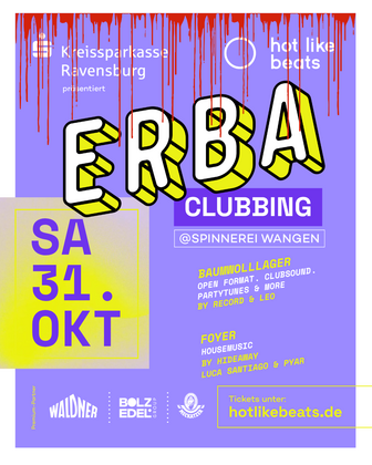 ERBA Clubbing an Halloween