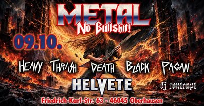 METAL - No Bullshit! Heavy • Death • Thrash • Black • Pagan