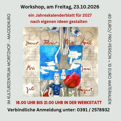 Kathrin Achtelik: Ein Jahreskalenderblatt für 2027 individuell gestalten - WORKSHOP