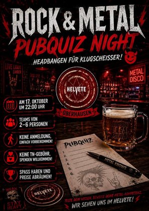 Helvete Rock & Metal Pub Quiz