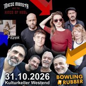 BOWLING RUBBER - MIEZE MONSTA AND THE KINGS OF KOOL support LISA FITZEK
