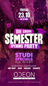 DIE GROßE SEMESTER OPENING PARTY