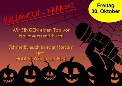 Halloween Karaoke in der Hex!