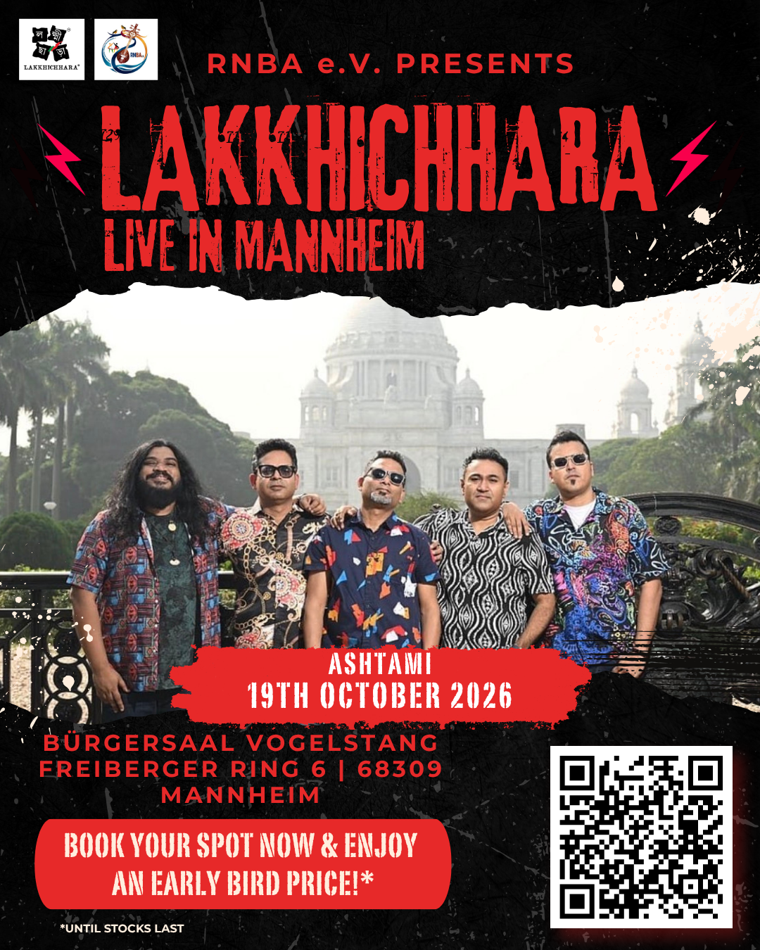Kalkutta-Rocklegenden live in Mannheim - Lakkhichhara am 19