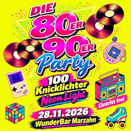 Die 80er 90er Party
