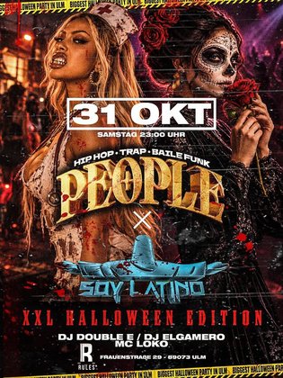 HALLOWEEN | SAMSTAG 31.10 ‍ | PEOPLE X SOYLATINO COLLAB