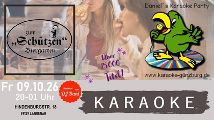 Daniel´s Karaoke Party im Schützen in Langenau