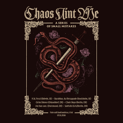 Chaos Ain’t Me – A Series Of Small Mistakes