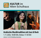 Konzert in Kooperation mit "Freunde der arabischen Kunst e.V."