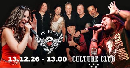 WE ROCK - Die Classic Rock Tribute Show - Live am Sonntag - 13.12.2026 Culture Club Hanau