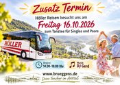 Tanztee mit Höller Busreisen am Freitag 16.10.26 mit DJ Gerd