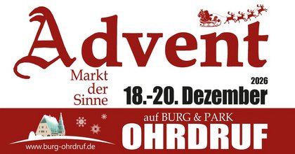 Adventsmarkt der Sinne auf Burg & Park Ohrdruf