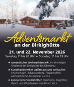 Großer Adventsmarkt am 21./22. November (ab 11 Uhr)