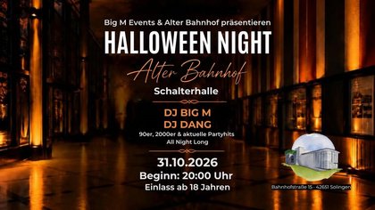 Halloween Night @ Alter Bahnhof Solingen