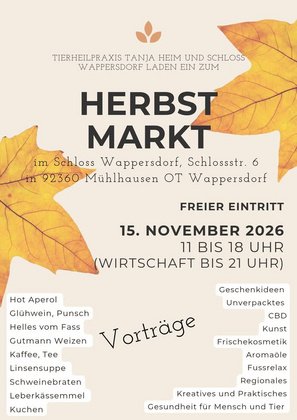 Herbstmarkt im Schloss Wappersdorf