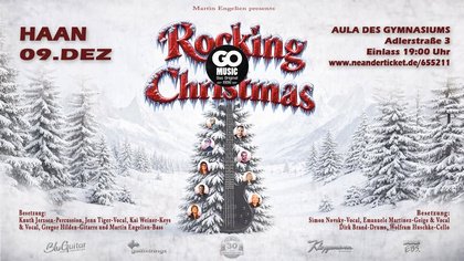 GO MUSIC Rockin' Xmas TOUR 2026 - Aula des Gym. Haan